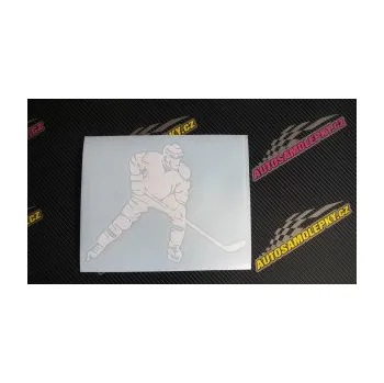 Samolepicí dekorace na vozidlo Hokejista 026 pravá (19 - modrá dynamic) SAMOLEPKA NA AUTO, NÁLEPKA, FÓLIE, POLEP, TUNING, VLASTNÍ TEXT, TISK, AUTOSAMOLEPKY.cz, POLEPY, OBRÁZEK, LOGO, 3D STICKERS