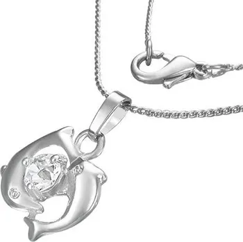 Náhrdelník Náhrdelník dva delfíni