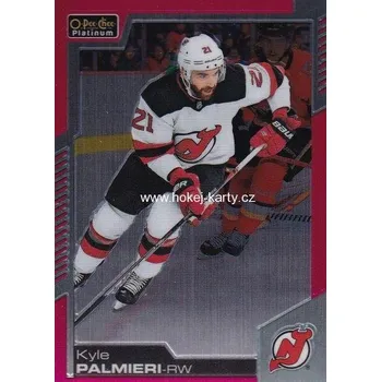 Sběratelská karetní hra paralel karta KYLE PALMIERI 20-21 OPC Platinum Matte Pink číslo 87