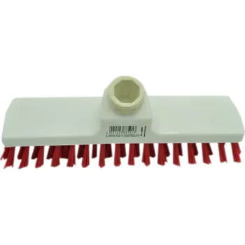 Kartáč na nádobí Koření Skýpala Kartáč na násadu bílý 23 cm. Červený chlup.