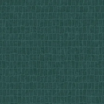 Tapeta Vliesová zelená tapeta na zeď- imitace kůže 139188, Paradise, Esta Home