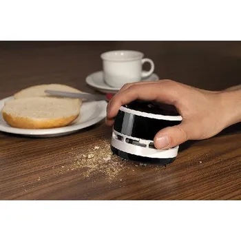 Čistící sada PEACH PA105 - mini stolní vysavač, AA, růžový