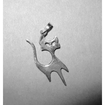 Přívěsek Vesmírná kočka - přívěsek ze stříbra