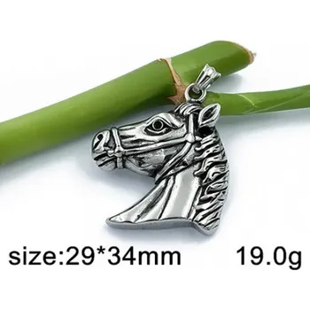 Přívěsek Kůň - koňská hlava - přívěsek z oceli (Kůň - koňská hlava - přívěsek z oceli)