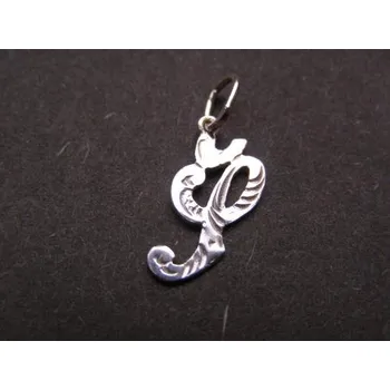 Přívěsek Písmenko Š - stříbrný přívěsek