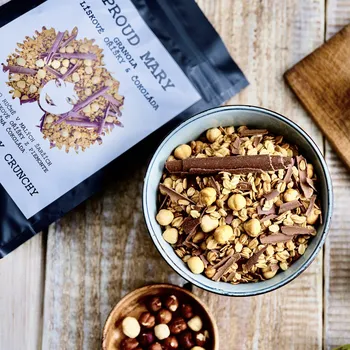 Granola lískové oříšky a čokoláda, 400 g