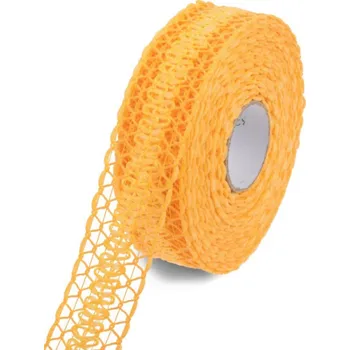 Stuha Stuha ozdobná, 35 mm, bolonia, oranžová, návin 10m/bal.