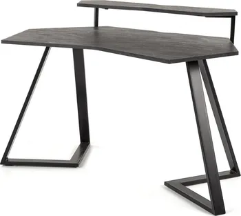 Počítačový stůl Halmar Forks tmavě šedý/černý