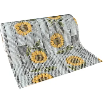 Koupelnová předložka Numberoplus Koupelnová předložka pěnová Sereha 80 cm/metráž - Slunečnice