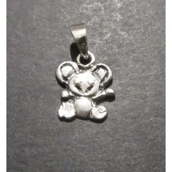 Přívěsek Myška - zvířátko - hlodavec - malý přívěsek ze stříbra