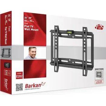 Televizní držák Barkan E202 - Fixní, do 200x200mm, 30kg, TV do 40