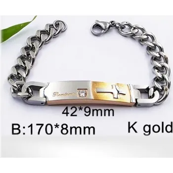 Řetízek Ocelový náramek - 170x8mm