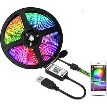 LED osvětlení RGB LED PÁSEK 2M SMART LED STRIPS LIGHTS OVLÁDANÝ PŘES APLIKACI