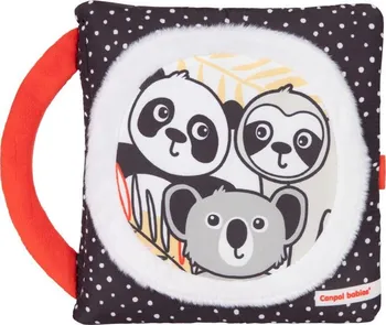 Hračka pro nejmenší Canpol babies BabiesBoo senzorická knížka Panda 