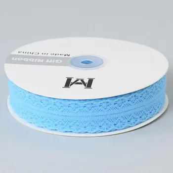 Stuha Krajka pevná, 3cm , cena za 1 metr, Sv. MODRÁ, (4300449)