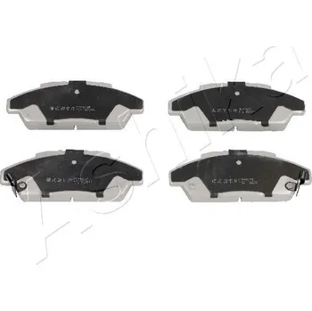 Brzdová destička Sada brzdových destiček, kotoučová brzda ASHIKA 50-04-492