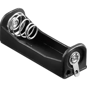 Držák baterie Goobay 11991 bateriový držák 1x N pájený konektor (d x š x v) 34.5 x 13.5 x 12.4 mm