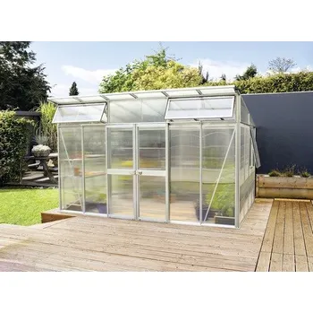 Skleník Skleník Vitavia Aphrodite 11500 polykarbonát 10 mm 275 x 396 cm hliník