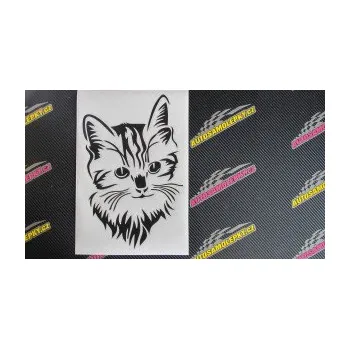 Samolepící dekorace SAMOLEPKA Kočka 018 pravá (10 - červená) NA AUTO, NÁLEPKA, FÓLIE, POLEP, TUNING, VLASTNÍ TEXT, TISK, AUTOSAMOLEPKY.cz, POLEPY, OBRÁZEK, LOGO, SAMOLEPKY