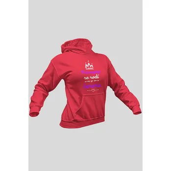 Dámská mikina Dámská mikina Červen Barva: Červená, Velikost: 2XL