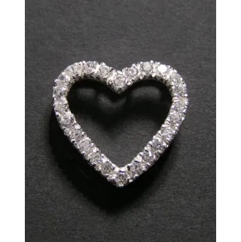 Přívěsek Zdobený obrys srdce - stříbrný přívěsek