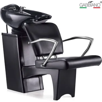 Kadeřnické křeslo GABBIANO MYCÍ JEDNOTKA NA VLASY Q-2278 ČERNÁ