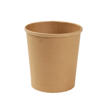 Jednorázové nádobí EcoPack Papírová miska EKO na polévku 700 ml kraft bal/50 ks