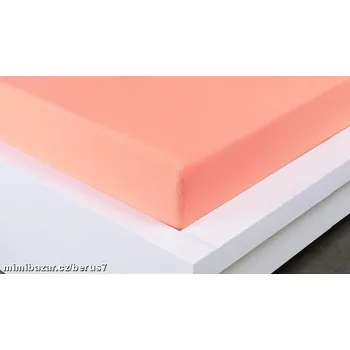 Prostěradlo PROSTĚRADLA * PROSTĚRADLO Jersey 90 x 200 lososová