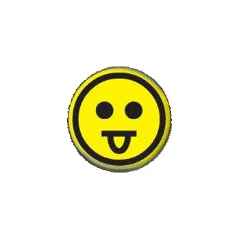 Smajlík s vyplazeným jazykem - varianta 4 - placka