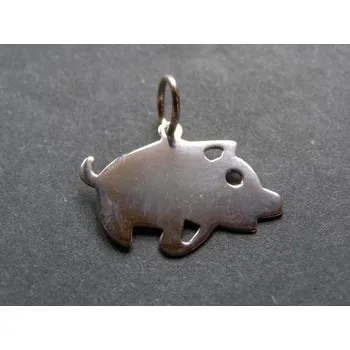 Přívěsek Prase - stříbrný přívěsek