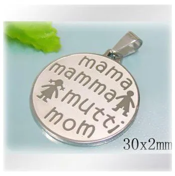 Přívěsek Kruh s nápisy označujícími matku