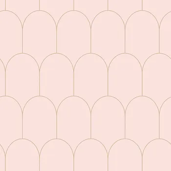 Tapeta Růžová geometrická vliesová tapeta na zeď 139201, Art Deco, Esta