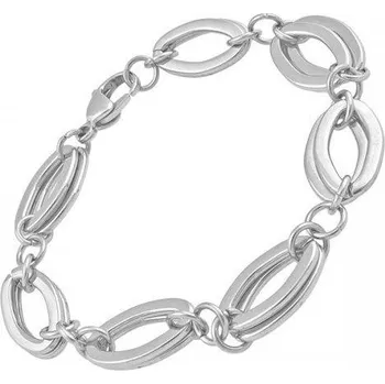 Řetízek Ocelový náramek z oválů - 16 cm