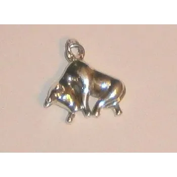 Přívěsek Býk - velký stříbrný přívěsek