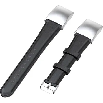 Příslušenství k chytrým hodinkám Kožený řemínek TVC pro Huawei Honor Band 5 Barva: Černá