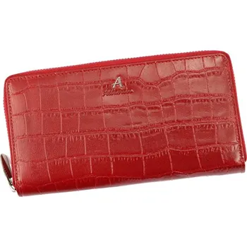 Peněženka Celozipová kožená červená peněženka Albatross CRO08 + RFID