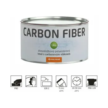 Tmel POLYKAR CARBON FIBER 1,8 kg (1,8 kg / 1ks)