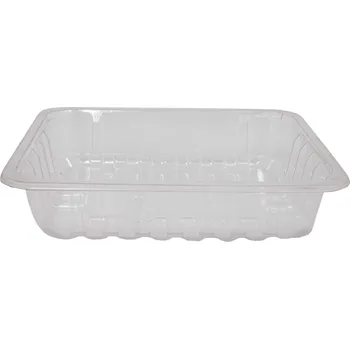 Jednorázové nádobí miska 187x137x63 mm, PP - transparentní (44 ks/balení)