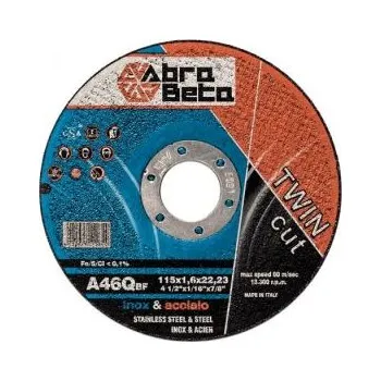 Řezný kotouč řezný kotouč 125x1,6 na nerezovou a uhlíkovou ocel A46Q AbraBeta 125x1