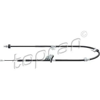 Lanko parkovací brzdy Tažné lanko, parkovací brzda TOPRAN 820 741