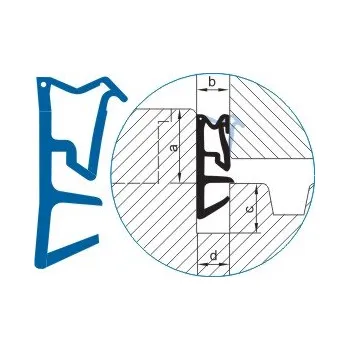 Stavební profil PROFIL ACF 5000 H (hnědá / 200m)