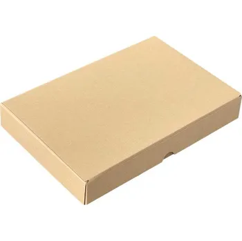 Jednorázové nádobí krabice na chlebíčky 550x370x70 mm, hnědá bez potisku (50 ks/balení)