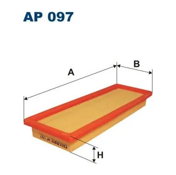Filtr do auta Vzduchový filtr, , 5025077, 900X9601AKA, PC919, FILTRON, AP 097