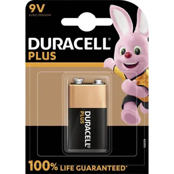Článková baterie Duracell Plus-9V B1 baterie 9 V 1 ks