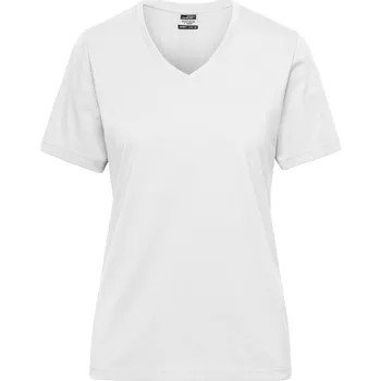 JAMES & NICHOLSON Triko CASANDRA BIO LADY 160g, různé barvy Velikost XS white