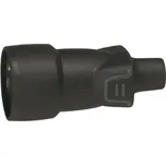 050446 zásuvka 2P+T guma, černá, LEGRAND