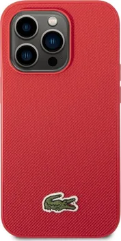 Pouzdro na mobilní telefon Lacoste Iconic Petit Pique Logo pro Apple iPhone 14 Pro červené