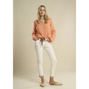 Kalhoty džínové Onado H2803 OW barva: bílá, velikost: M