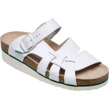 Dámská zdravotní obuv N/240/9/10/H/K BÍLÁ Barva: Bílá, Velikost: 42, Stélka: Kožená