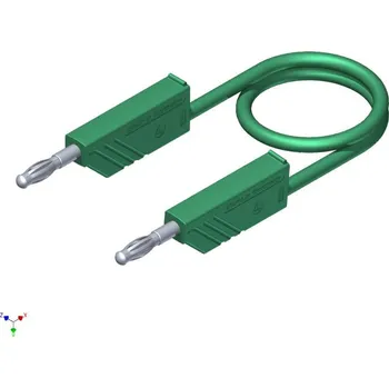 Příslušenství k měřicímu přístroji SKS Hirschmann CO MLN SIL 50/1 měřicí kabel lamelová zástrčka 4 mm lamelová zástrčka 4 mm 0.50 m zelená 1 ks